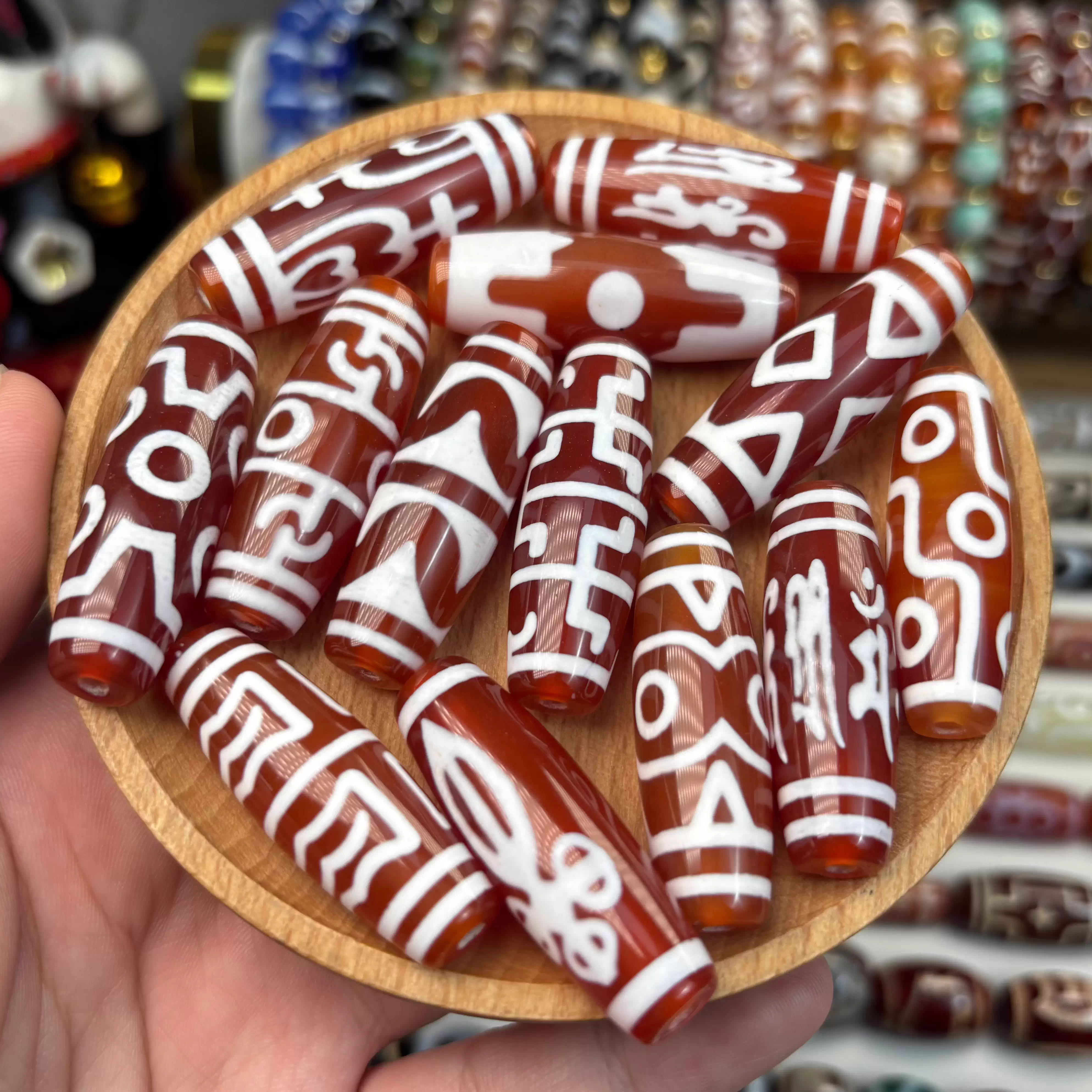 ▽鴻▽ 瑪瑙製 細密彫 天珠藥片チェーン 置物 古賞物 中国