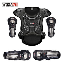 Wosavi Motorcycle Adult Protective Gear Vest Armor Motorcycle Rider Elbow Pads Knee Pads Off-Road Skiing Equipment