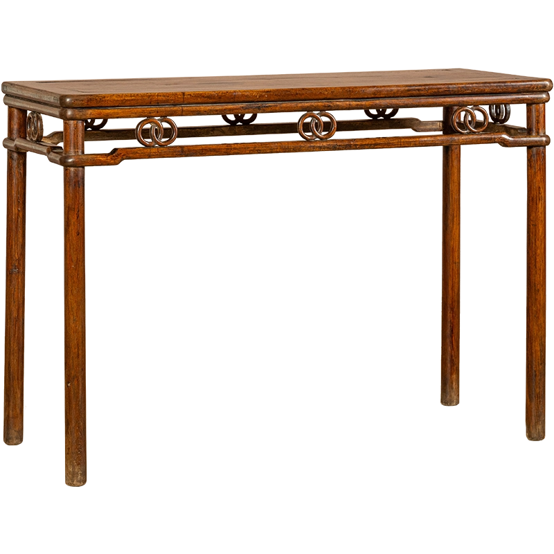 清代黄花梨束腰笔筒老物件古董收藏文房用品海南黄花梨笔筒摆件