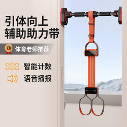 Pull-Up Assist Belt for High School Entrance Exam, Home Auxiliary Training Equipment, Fitness Horizontal Bar Pull Rope, No-Drill Elastic Band