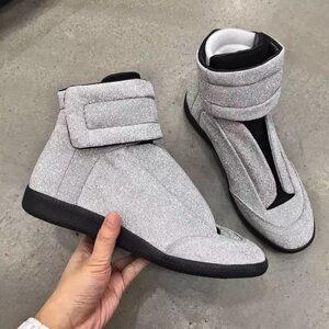 High-top Martin boots sports shoes cowhide GAT men's shoes German training shoes 3MM OEM factory sports and casual Velcro patch