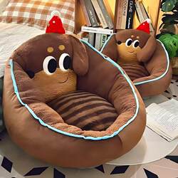 Thickened Floor Cushion for Sitting on Tatami, Suitable for Reading in the Living Room, Lazy Sofa Cushion for Children, Bedroom Bay Window Soft Cushion