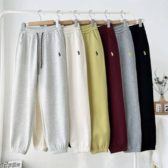 
Velvet and thickened sweatpants for women 2025 autumn and winter new style high-waisted slimming leggings loose casual warm harem sweatpants