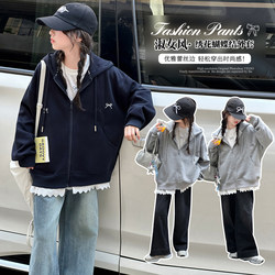 Girls' Jacket Spring and Autumn 2026 New Style Children's Super Cute Top Girls' Autumn Long-Sleeve Cardigan Baseball Jacket Trendy