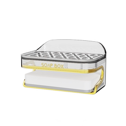 Yunsui double-layer soap dish creative light luxury drains water and absorbs water
