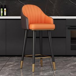 Light Luxury Bar Chair High Stool Island Chair Bar Chair Modern Simple Home Back Chair Front Desk Cashier Bar Stool