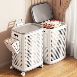 Xingyou Large Capacity Laundry Basket for Home Use, Autumn and Winter Dirty Clothes Basket, Bathroom Clothes Storage Basket, Bathroom Laundry Basket