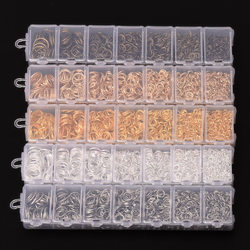 Boxed Single Loop, Double Loop, Open and Closed Loops, DIY Jewelry Accessories, Handmade Earring Materials, Bracelet Necklace Connecting Rings