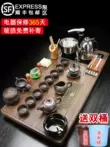 bàn trà thông minh có tủ lạnh Bộ trà hoàn toàn tự động Bộ bàn trà ấm đun nước tích hợp khay trà hộ gia đình Bàn trà Kung Fu Trung Quốc đĩa đơn giản một lớp bàn trà điện gỗ hương Bàn trà điện