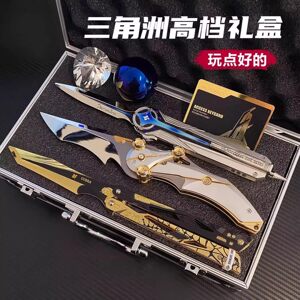 
Delta Operation Peripheral Polaris Mercy Operator Box Folding Knife Heart of Africa Model Toy Gift Box