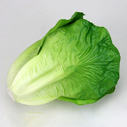 Simulated Fruit and Vegetable Lettuce Model for Home Kitchen Cabinets, Home Photography Props, Green Lettuce Leaves Display 