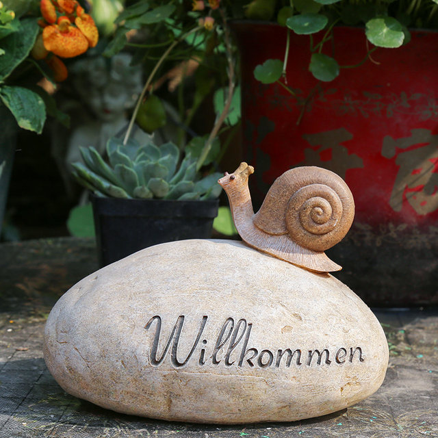 Garden grocery courtyard small decoration creative gardening decoration resin crafts outdoor decoration
