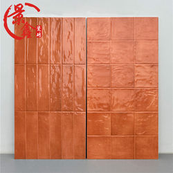 French-Style Trendy Full-Glazed Gradient Checkered Bathroom Tiles 400X800 Restaurant Kitchen Chain Store Wall Tiles