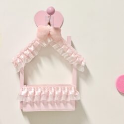 Pastoral Style High Aesthetic DIY Cute Handmade Girly Wooden Storage Shelf for Room Interior Wall Decoration