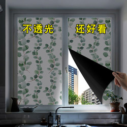 Glass Stickers for Windows, Anti-Peeping, Light-Transmitting, Opaque, Sun Protection, Heat Insulation, Full Blackout, Magic Door Film
