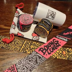 Humor Punch Trendy Art Design Boxing Grappling Wraps Bandages Muay Thai Sanda Fighting