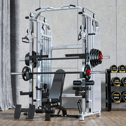 Authentic Comprehensive Training Equipment Smith Machine, Birdcage Rack, Multi-Functional Squat Rack, Large Fitness Equipment