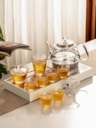 Ấm đun nước hoàn toàn tự động tích hợp khay trà Bộ ấm trà hoàn chỉnh cho phòng khách gia đình pha trà đơn giản hiện đại Bàn trà Kung Fu
