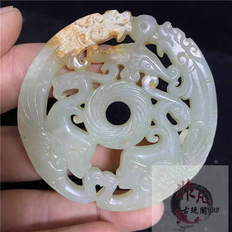 時代物 旧家整理品 古玩 岫玉器は明清漢の乾隆帝が所蔵してい