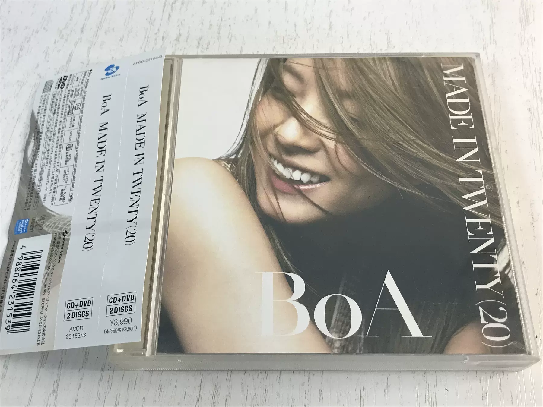 日】拆封BOA - MADE IN TWENTY (20) (CD+DVD)-Taobao