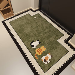 Entrance Door Non-Slip Floor Mat 2026 New Model Front Door Foyer Mat Free Cutting Door Mat Stain-Resistant Entry Carpet