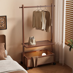 Clothes Rack Floor-Standing Bedroom Home Coat Rack 2025 New Model Room Clothes Hanger Living Room Mobile Storage Rack