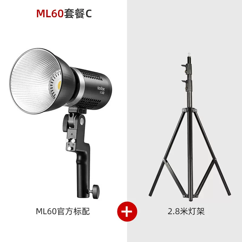 神牛（Godox）ML60摄影灯手持LED补光灯锂电池室外移动便携外拍直-Taobao