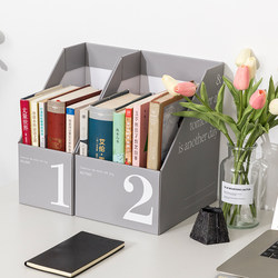 Paper Desktop Bookshelf File Frame Office Folder Book Stand Storage Box Vertical Document Storage Rack