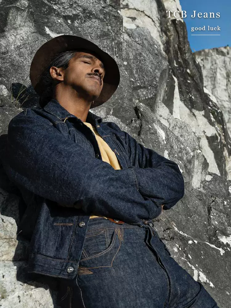 TCB JEANS GOOD LUCK デニムジャケット 42 TCB jeans TCBジーンズ Good