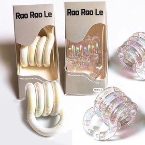 
Ice jade warm color changing twister transparent crystal twister decompression toy decompression artifact to relieve anxiety for adults