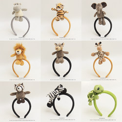 Cute Forest Zoo Headbands, Creative Tiger, Lion, Wolf Cartoon Headwear, Funny Photo-Taking Hairpins, Adorable Headbands