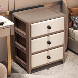 Storage Cabinet Household Multi-Layer Large-Capacity Storage Cabinet with Wheels Storage Box Bedroom Bedside Table Snack Toy Storage Box