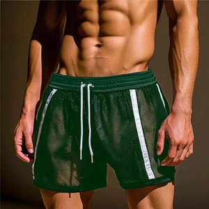 
Men's Mesh Sports Shorts2026 European and American men's mesh sexy see-through casual sports shorts