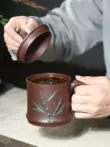 am chen tu sa Yixing Zisha Cup Nổi Tiếng Nguyên Chất Handmade Khoáng Nguyên Dung Tích Lớn Bao Phủ Nam Nữ Văn Phòng Tại Nhà Trà am chen tu sa ấm chén tử sa 