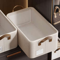 Deep Cabinet Storage Box Fits into Wardrobe, Clothes Storage and Organization Box, Storage Box, Magic Tool for Clothing Layered Storage, Household Use