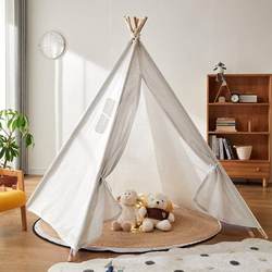 Trendy Picnic Tent, Triangular White Outdoor Spring Outing Decoration, Camping, Children's Outdoor Camping, Cream Style