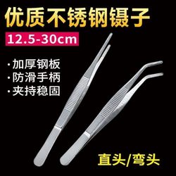 Extra-Long Stainless Steel Tweezers, Extended and Thickened, Large-Sized Grabber for Aquatic Plants and Succulents, Large Pliers for Maintenance