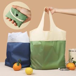 Recycled Waterproof Eco-Friendly Shopping Bag Portable Foldable Shopping Bag Storage Grocery Bag Large Capacity Cloth Bag