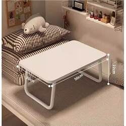 Foldable Small Bed Table for Student Dormitory Laptop Desk, Upper Bunk Lazy Table for College Students, Unisex