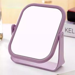Handheld Makeup Mirror, Large Simple Double-Sided Makeup Mirror, Dormitory Desktop Vanity Mirror, Student Desktop Princess Mirror