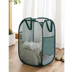 Foldable Dirty Laundry Basket, Breathable Dormitory Storage Bin, Portable Laundry Basket for Home Use