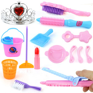 Doll toy accessories chair tableware pillow was simulated small bed hair accessories magic bottle children who passed every girl