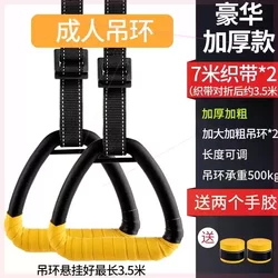 Fitness rings for home use pull-ups and spinal traction