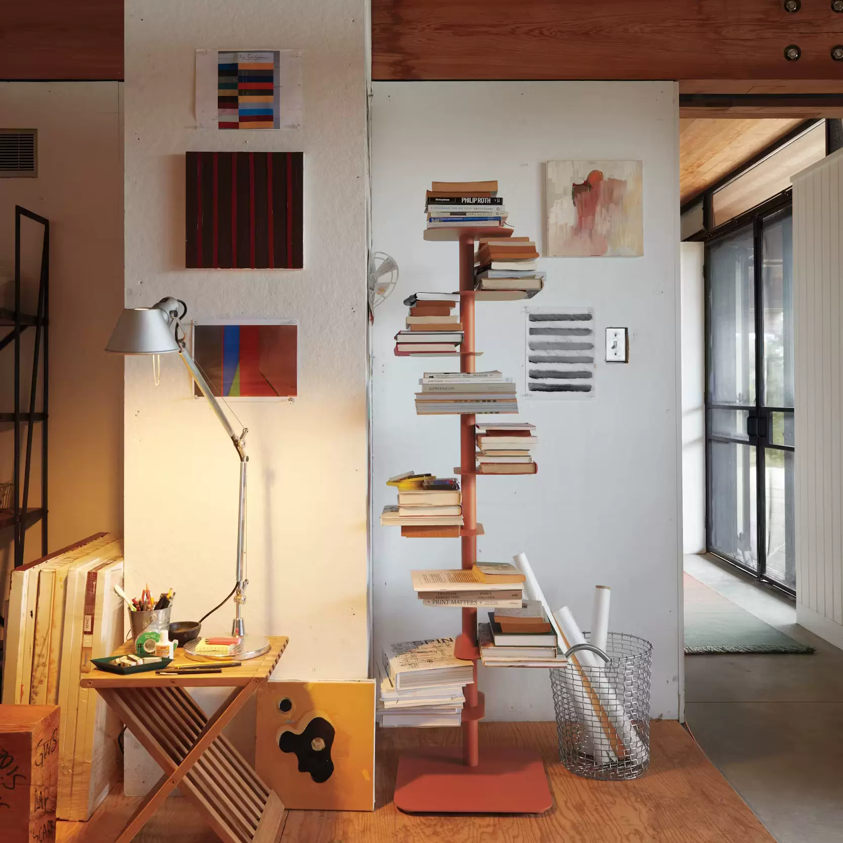 赫曼米勒Story Bookcase DWR落地書架家用直立金屬HermanMiller