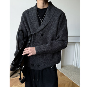 
Winter loose casual wear jackets double-breasted cardigans V-neck sweaters for men and women trendy brand warm knitted sweaters and sweaters