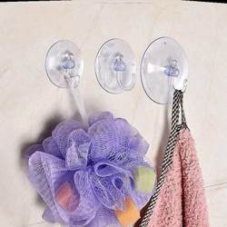 Transparent hook suction cup small sticky hook double-sided strong non-stick hook vacuum suction wall suction wall