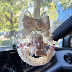 Bubble Mart Car Hanging Ornament Sp Temperature Series Fantasy Car Decoration Rearview Mirror Handmade Car Pendant Gift