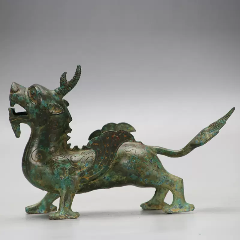 方瓶　龍耳尊　酒器　商周時代　青銅器　中国骨董　アンティーク　古美術　戦国時代 imgrc0071948119.jpg