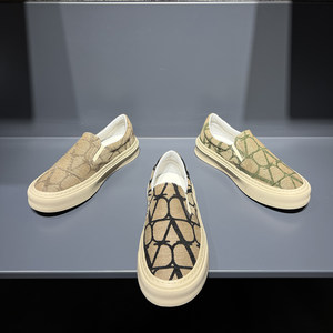 
One-foot lazy shoes loafers men's casual shoes canvas shoes men's shoes 2025 new single shoes summer