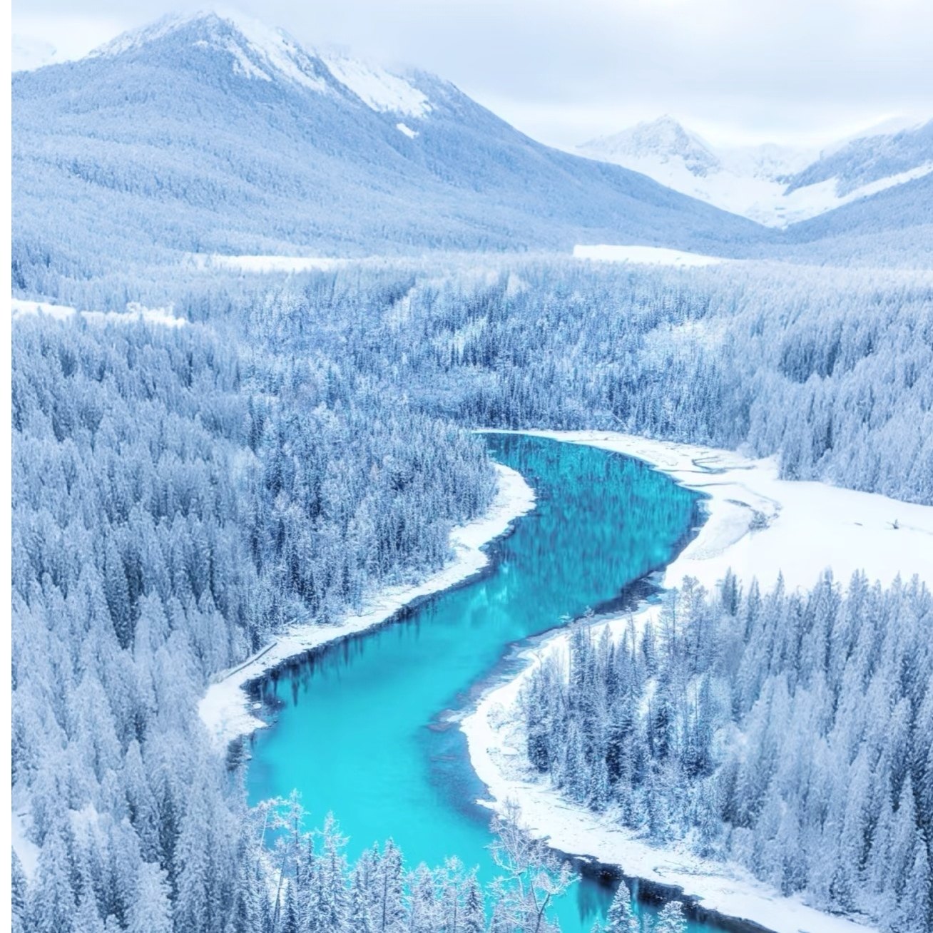 【禾木+喀纳斯+赛里木湖】新疆旅游北疆阿勒泰吉克普林滑雪5日游